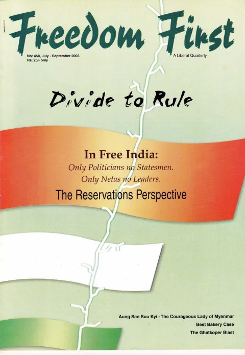 First page of Freedom First