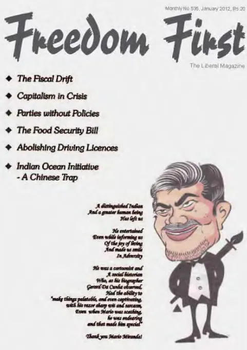 First page of Freedom First